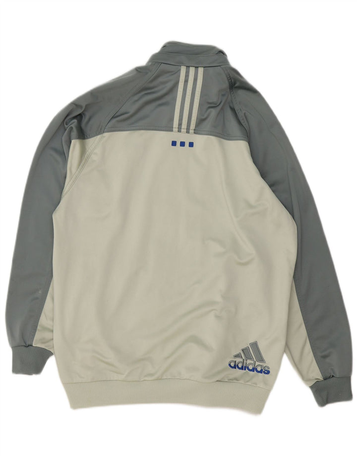 Adidas Veste de Survêtement Garçon 15-16 ans Gris Colorblock Polyester