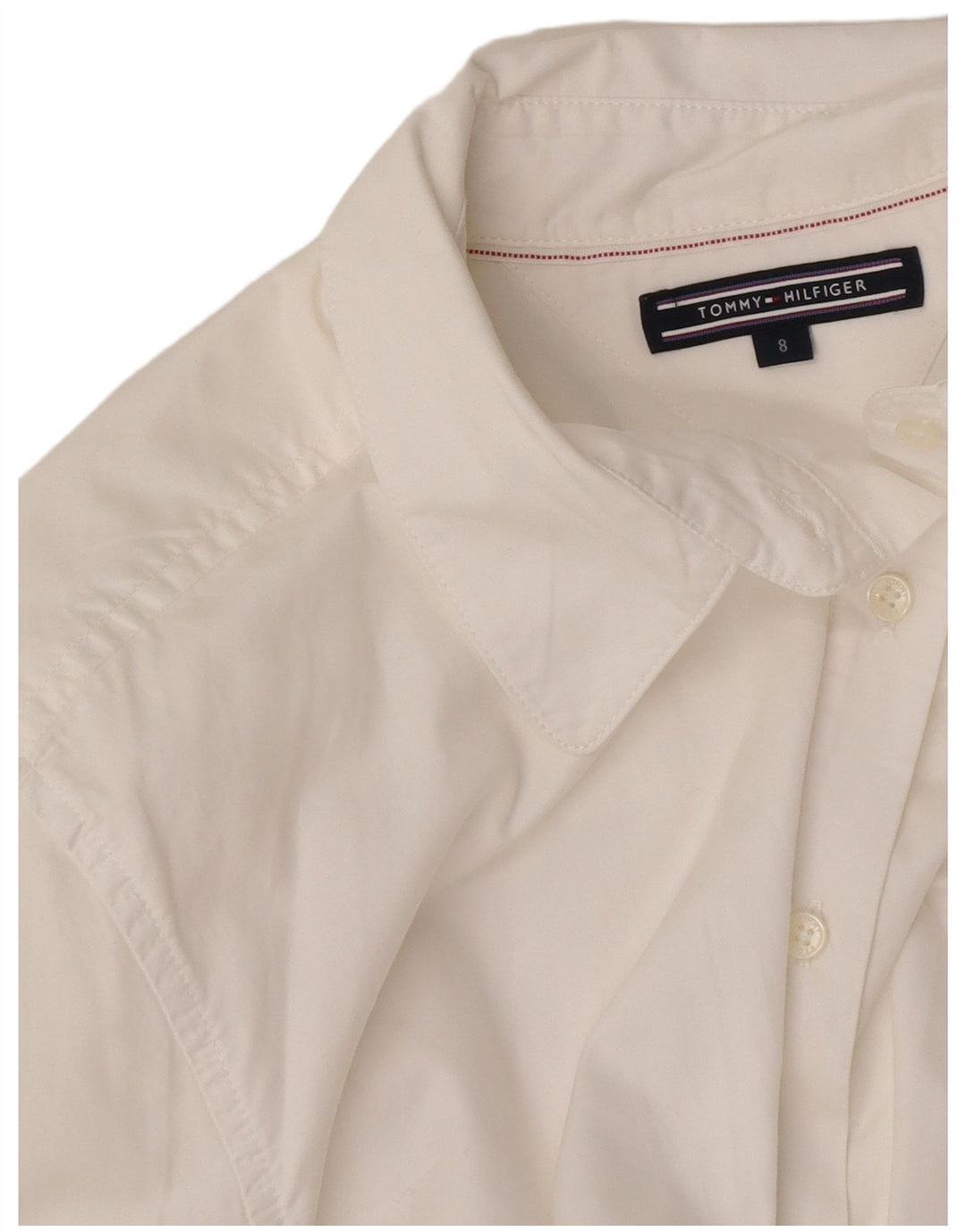 Tommy Hilfiger Chemise Femme US 8 Medium Blanc