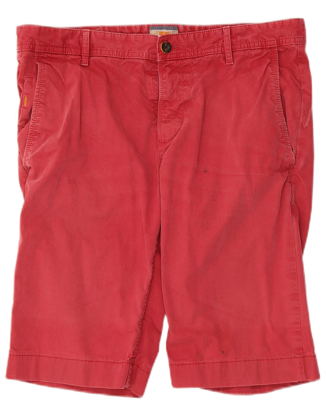 Hugo Boss Homme Short Chino W33 Coton Rouge Moyen