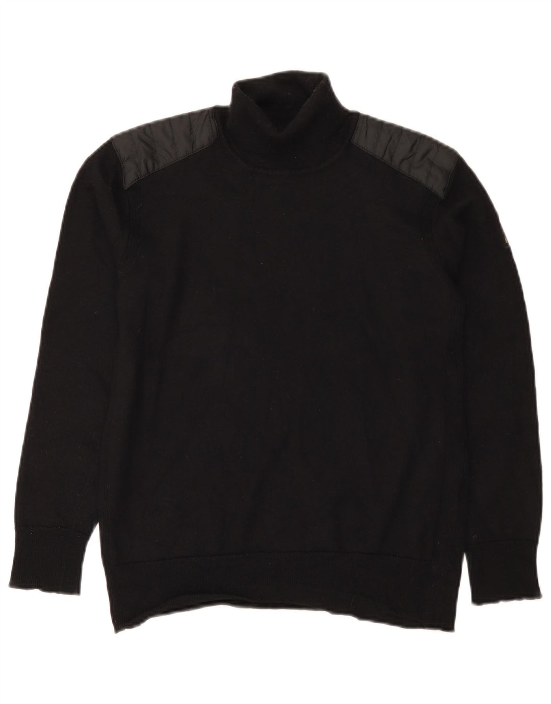 Belstaff Pull à col roulé pour homme Petite laine noire