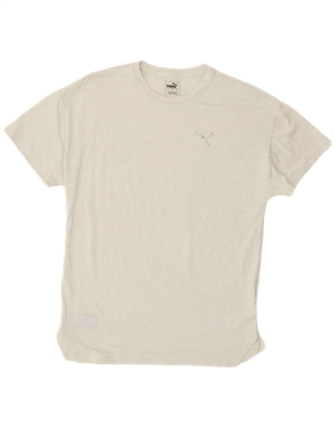 Puma T-Shirt Homme Gris Moyen Moucheté Polyester