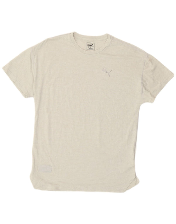 Puma T-Shirt Homme Gris Moyen Moucheté Polyester