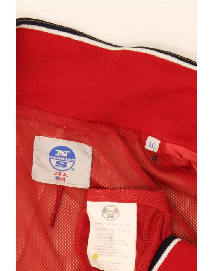 North Sails Veste de Pluie Homme UK 42 XL Beige Colorblock Nylon