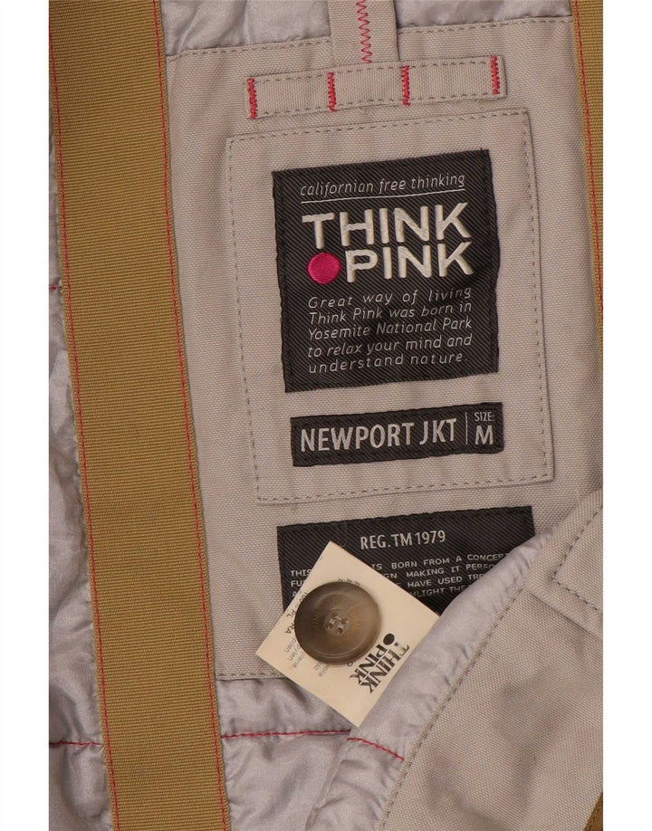 Think Pink Veste rembourrée pour femme UK 12 Polypropylène gris moyen