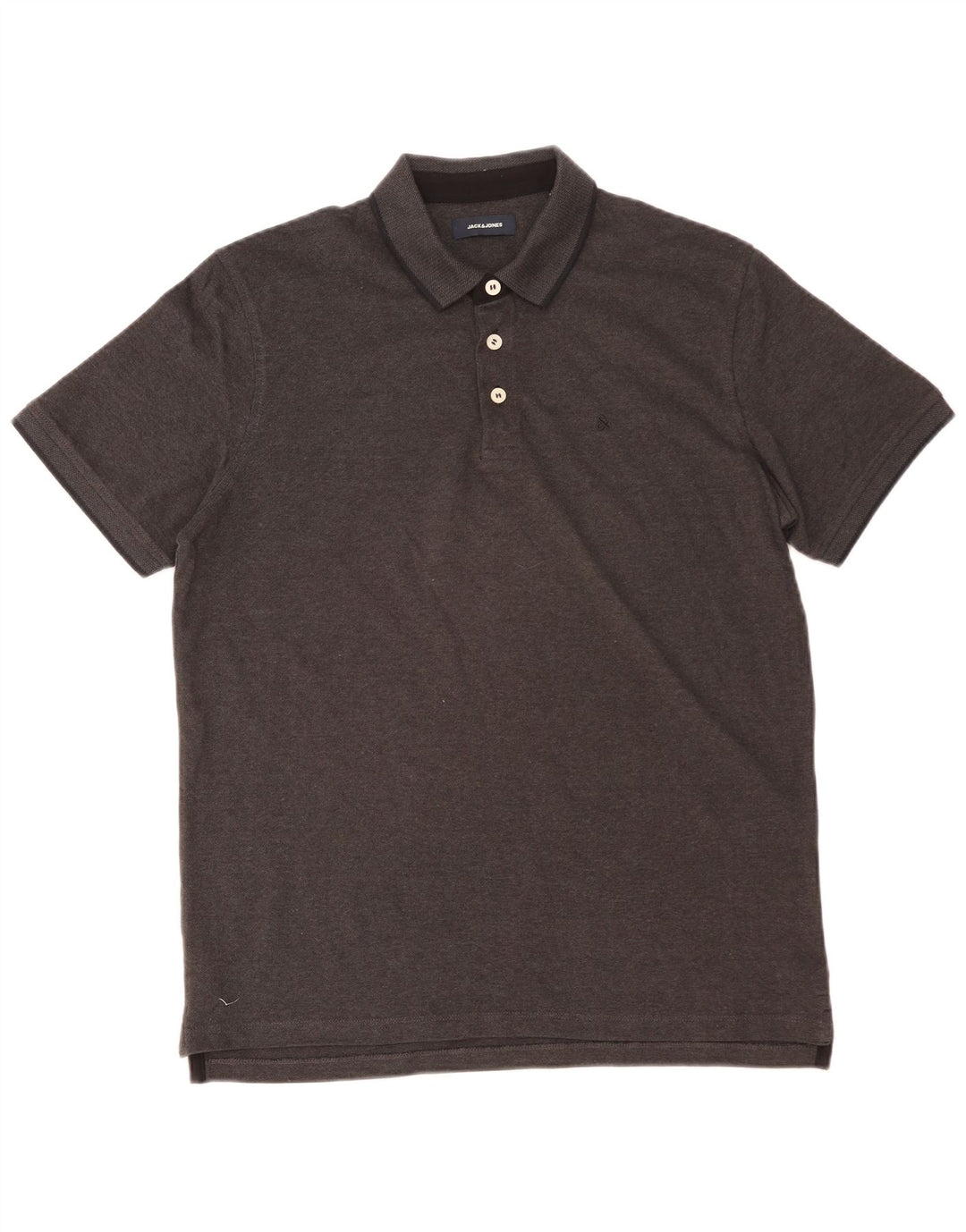 JACK & JONES Polo Homme XL Gris Coton
