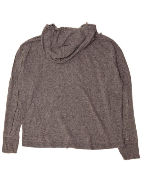 Gap Homme Coupe Ample Pull À Capuche Petit Gris Rayé Viscose