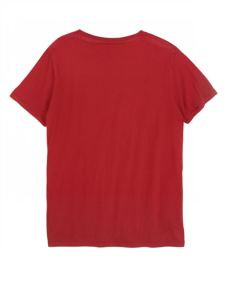 Levi's T-Shirt Graphique Homme Rouge Large Coton