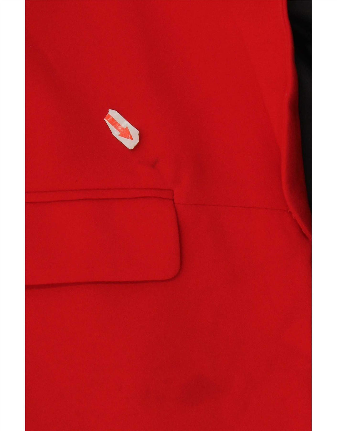 Zara Femme Blazer Veste UK 14 Moyen Rouge Polyester Classique