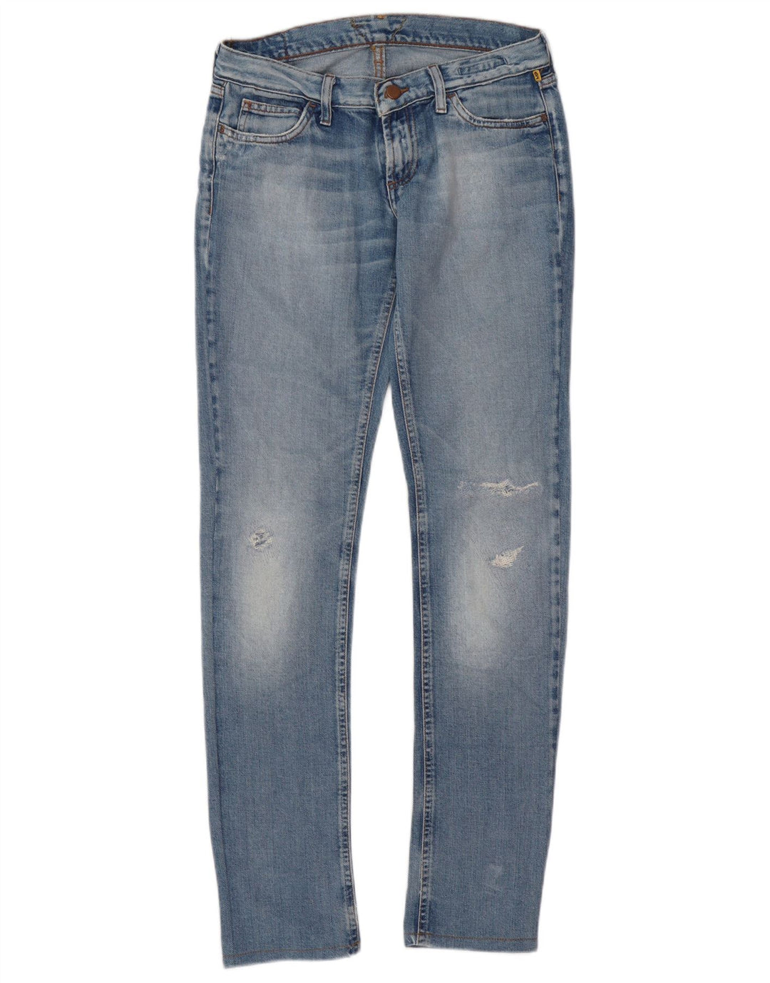 Meltin' Pot Jean slim effet vieilli pour femme W27 L34 Bleu