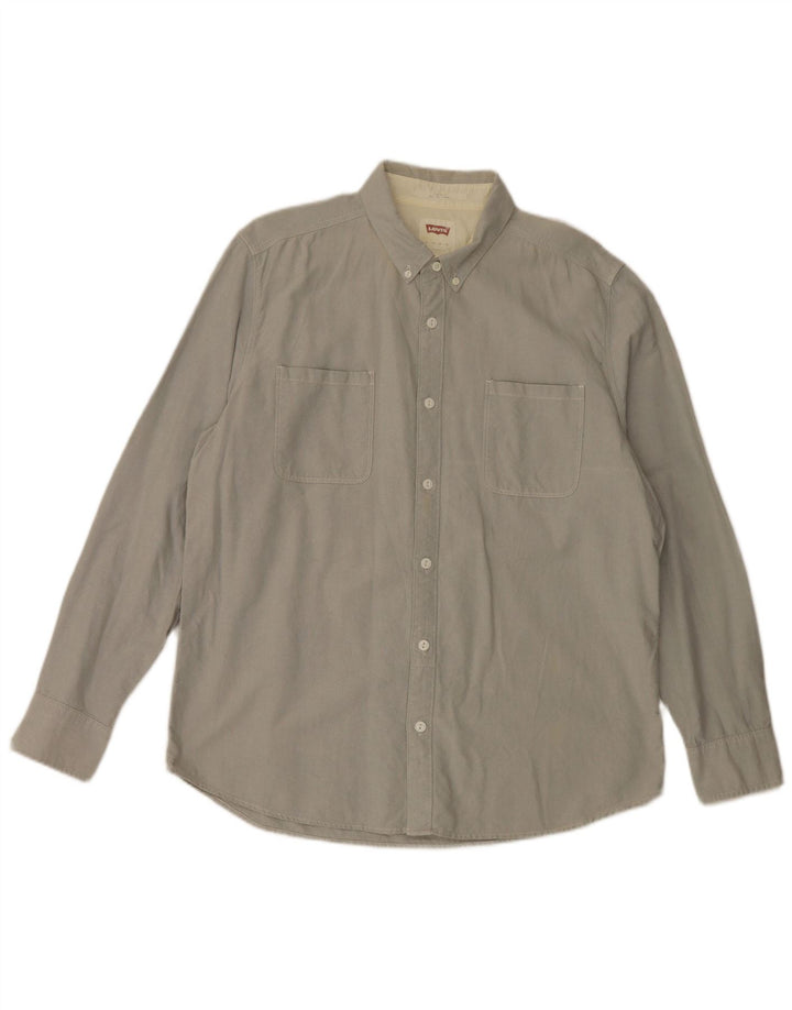 Levi's Chemise Homme XL Gris Coton