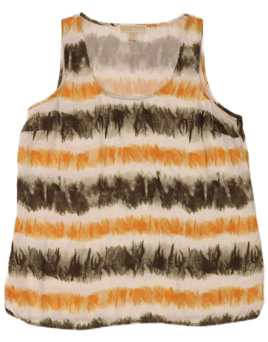 MICHAEL KORS Débardeur Femme UK 16 Grand Polyester Tie Dye Multicolore