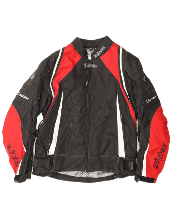Wintex Veste Motorstyle Graphic Racer pour homme UK 38 Medium Noir Colourblock