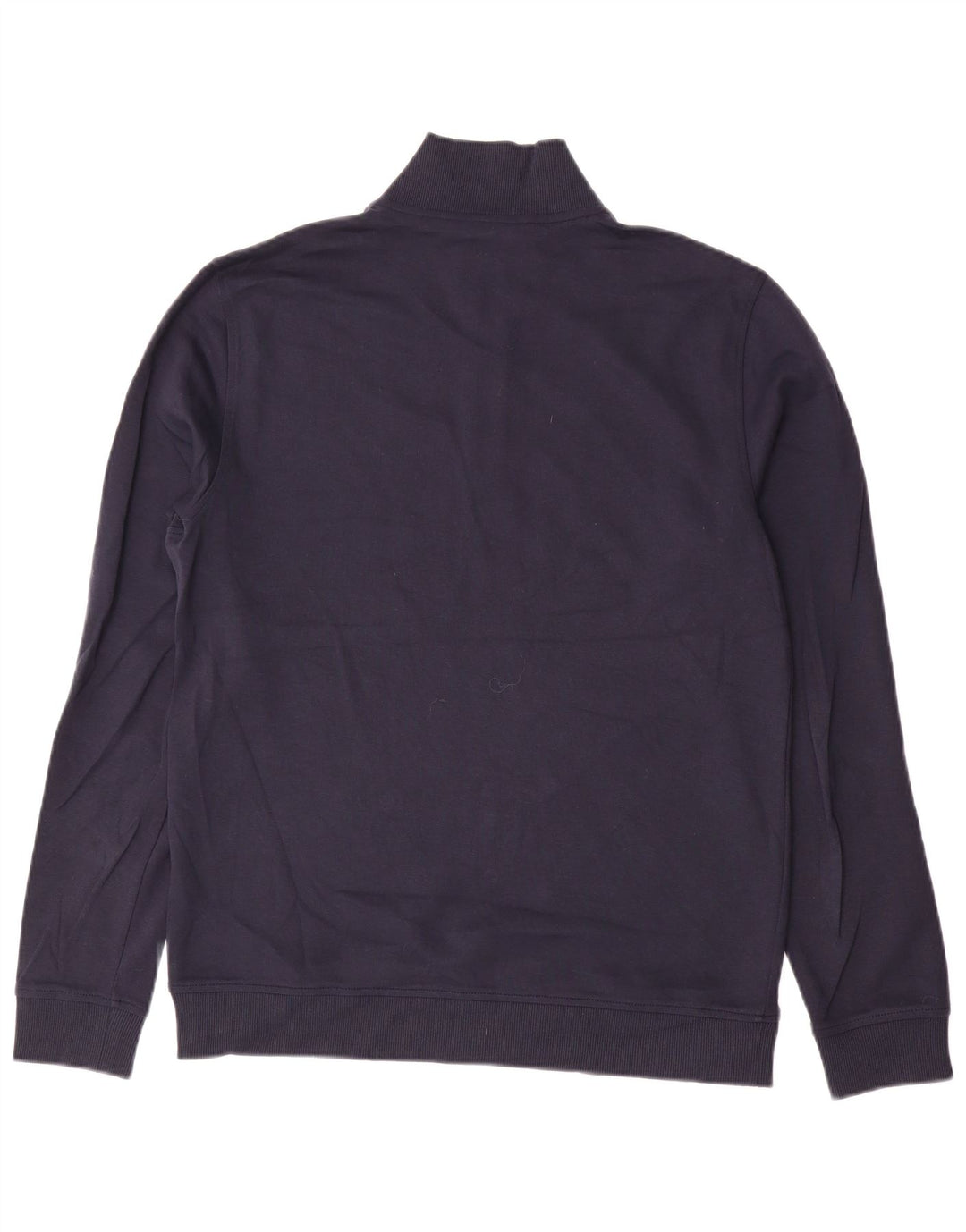 Ted Baker Sweat-shirt à col zippé pour homme Taille 3 Bleu marine moyen Coton