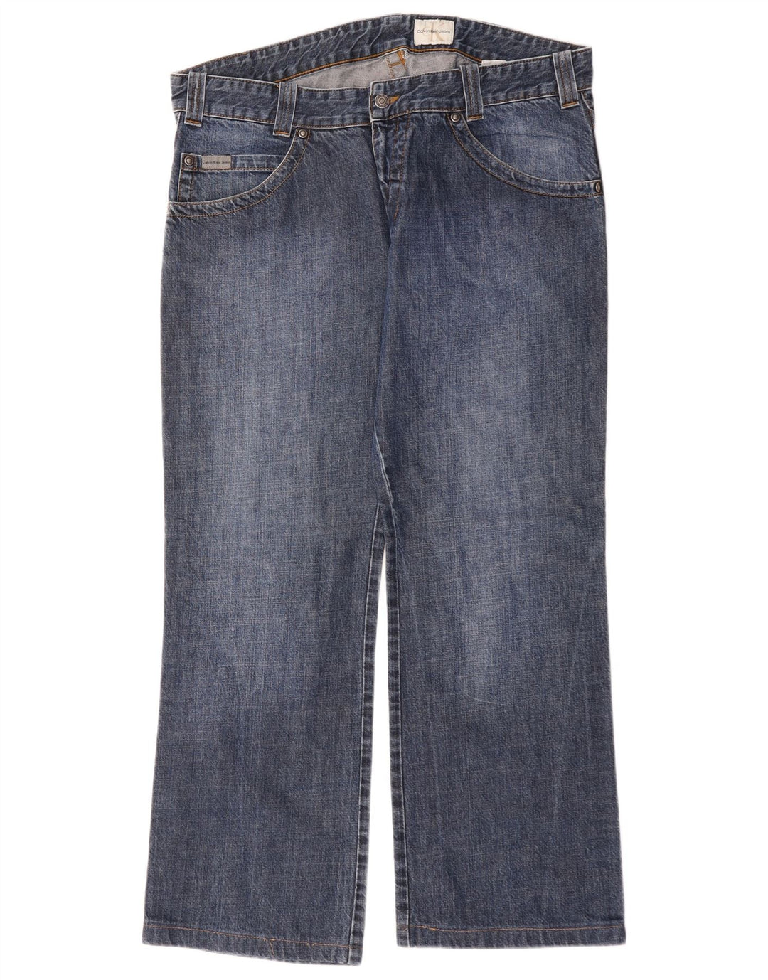 Calvin Klein Jean Loose Homme W38 L30 Bleu Coton