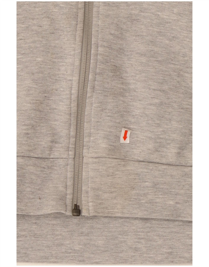 ADIDAS Pull à capuche zippé pour homme XL Gris Coton