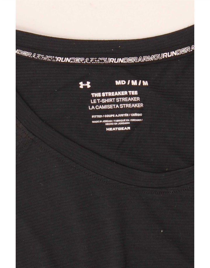 Under Armour T-Shirt Heat Gear Homme Noir Moyen