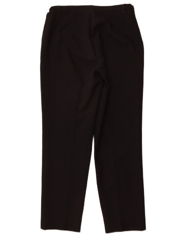 BENETTON Pantalon décontracté fuselé pour femme IT 44 Medium W30 L27 Noir