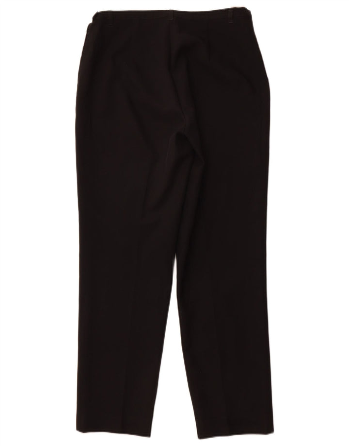 BENETTON Pantalon décontracté fuselé pour femme IT 44 Medium W30 L27 Noir