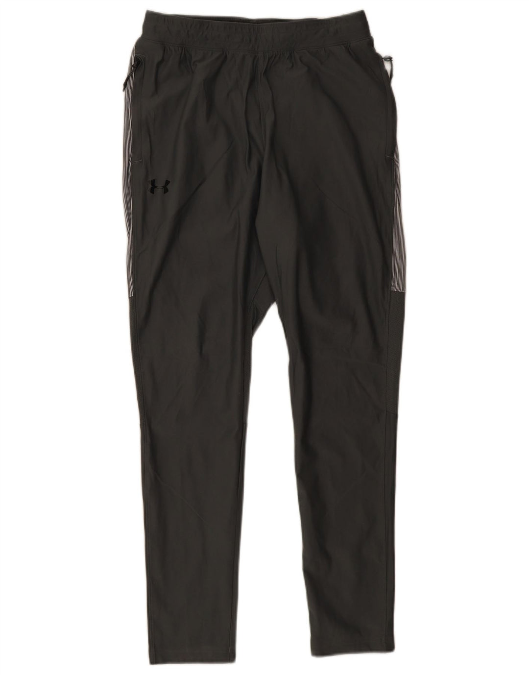 Under Armour Pantalon de Survêtement Ajusté Homme Gris Moyen Rayures