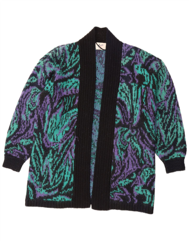 Amari Cardigan long surdimensionné pour femme UK 10 Petit Multicolore
