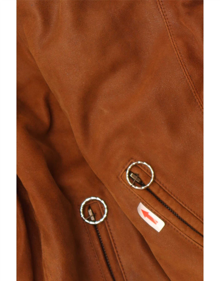 Commander Veste en cuir pour homme IT 48 Cuir marron moyen