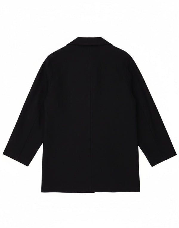 Laura Ashley Veste blazer à 2 boutons pour femme UK 10 Petite laine bleu marine