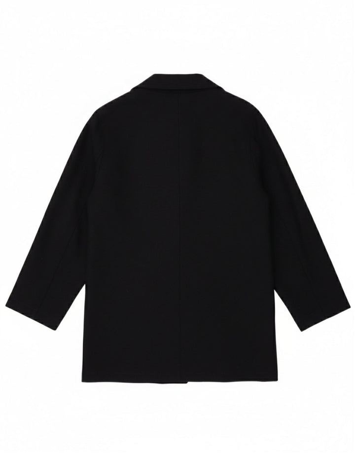 Laura Ashley Veste blazer à 2 boutons pour femme UK 10 Petite laine bleu marine