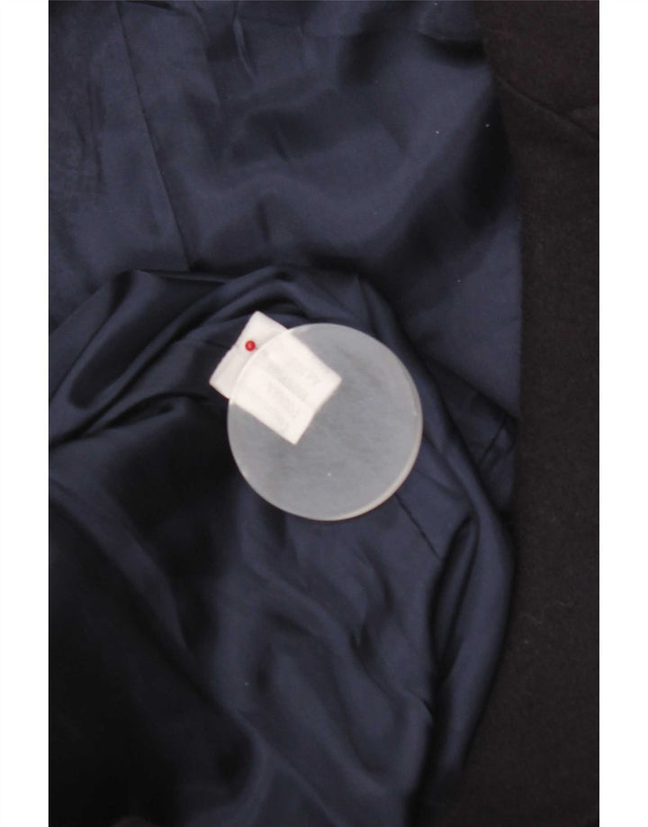 Vintage Homme Caban IT 52 XL Bleu Marine Viscose
