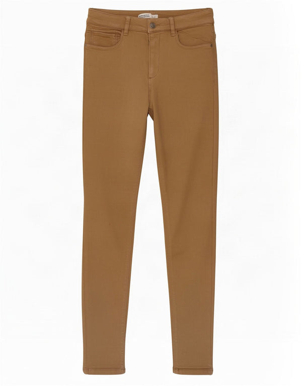 Zara Pantalon décontracté skinny pour femme EU 38 Small W28 L29 Beige