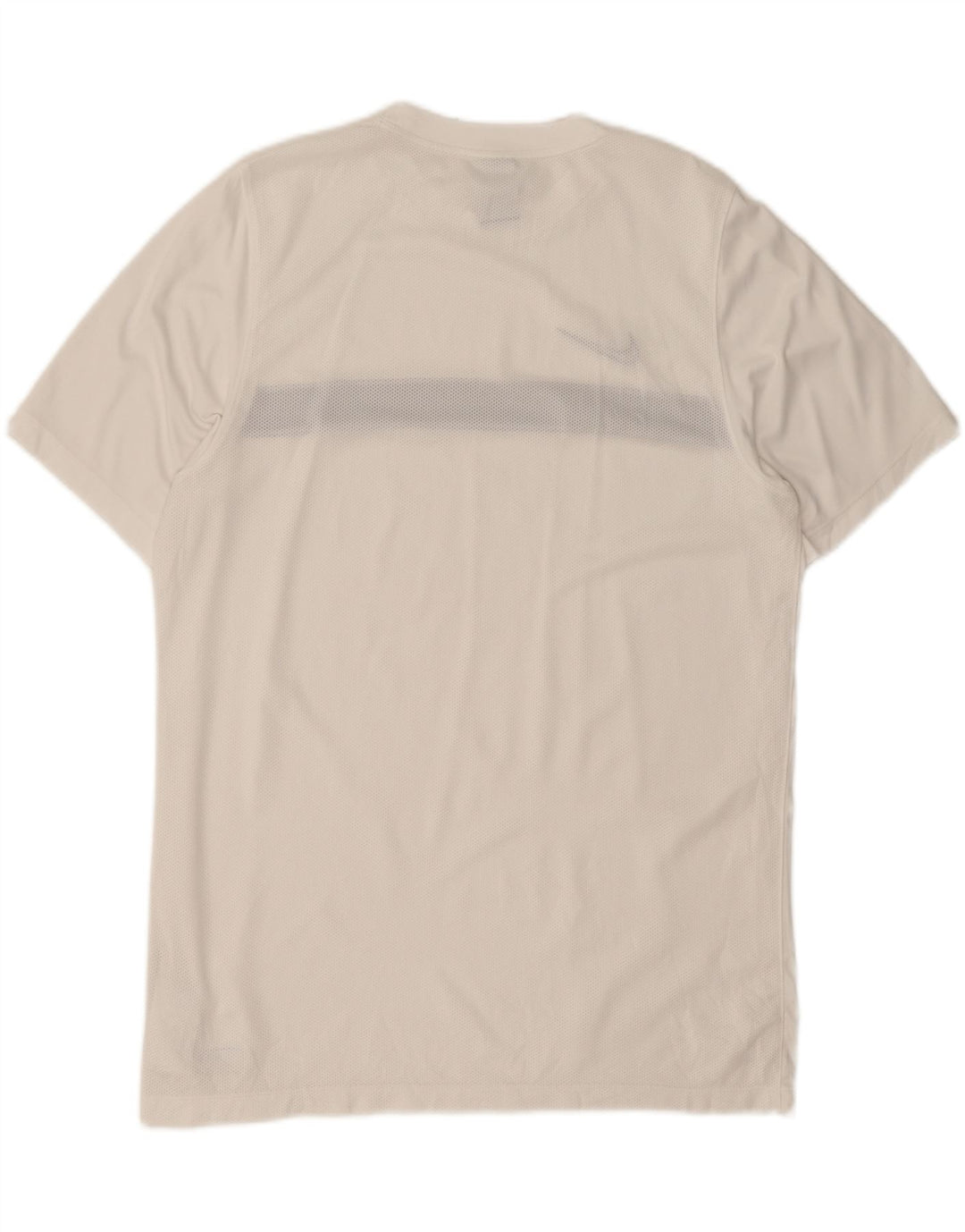 Nike Hommes Dri Fit T-Shirt Top XL Blanc Colorblock Polyester