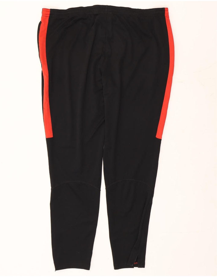 Nike Pantalon de survêtement Dri Fit pour homme en polyester color block noir moyen
