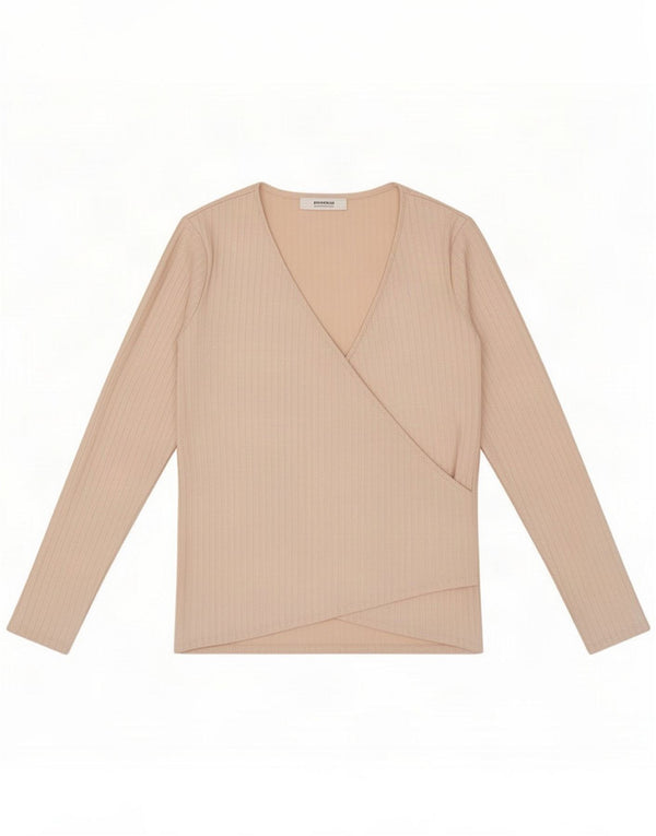 Promod Chemisier à Manches Longues Femme UK 12 Rose Moyen