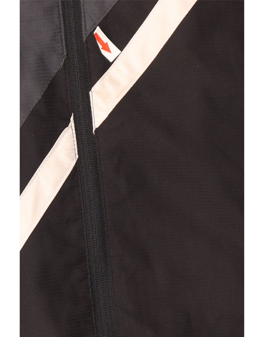 Reebok Veste coupe-vent graphique pour homme UK 38 Medium Noir Colourblock
