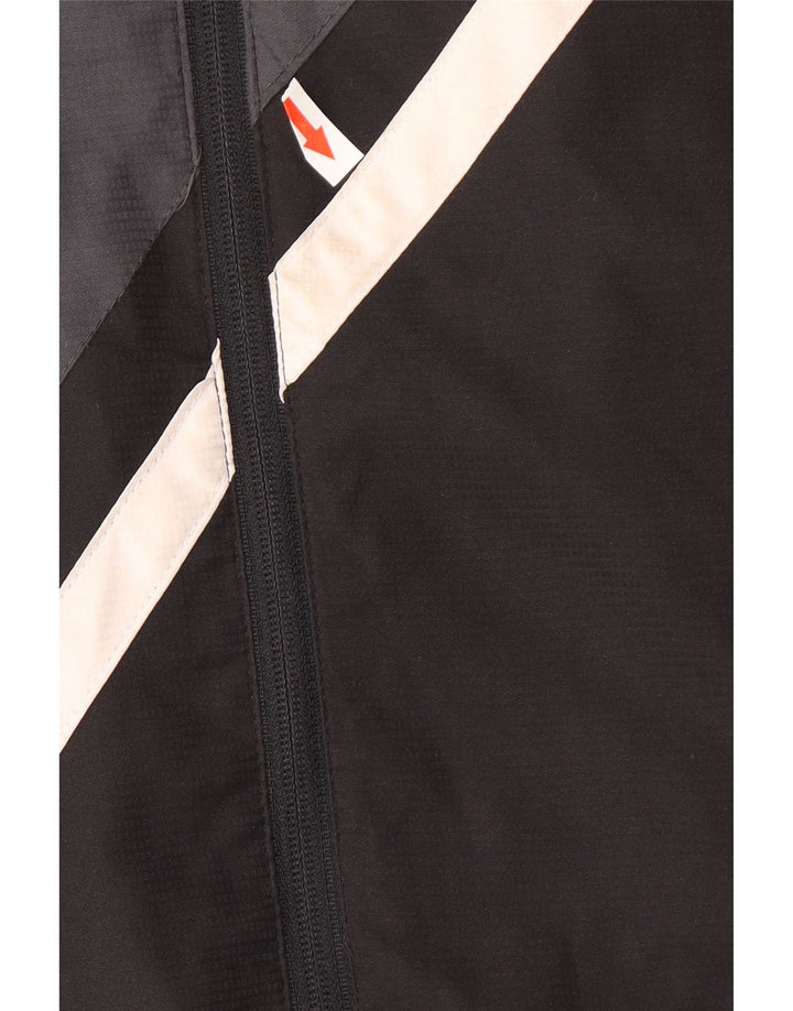 Reebok Veste coupe-vent graphique pour homme UK 38 Medium Noir Colourblock