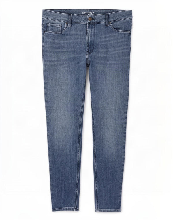 Marks & Spencer Jean skinny taille haute pour femme UK 16 Large W32 L26 Bleu