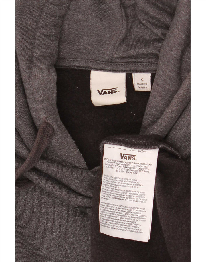 Vans Pull à capuche graphique pour homme Petit gris Coton