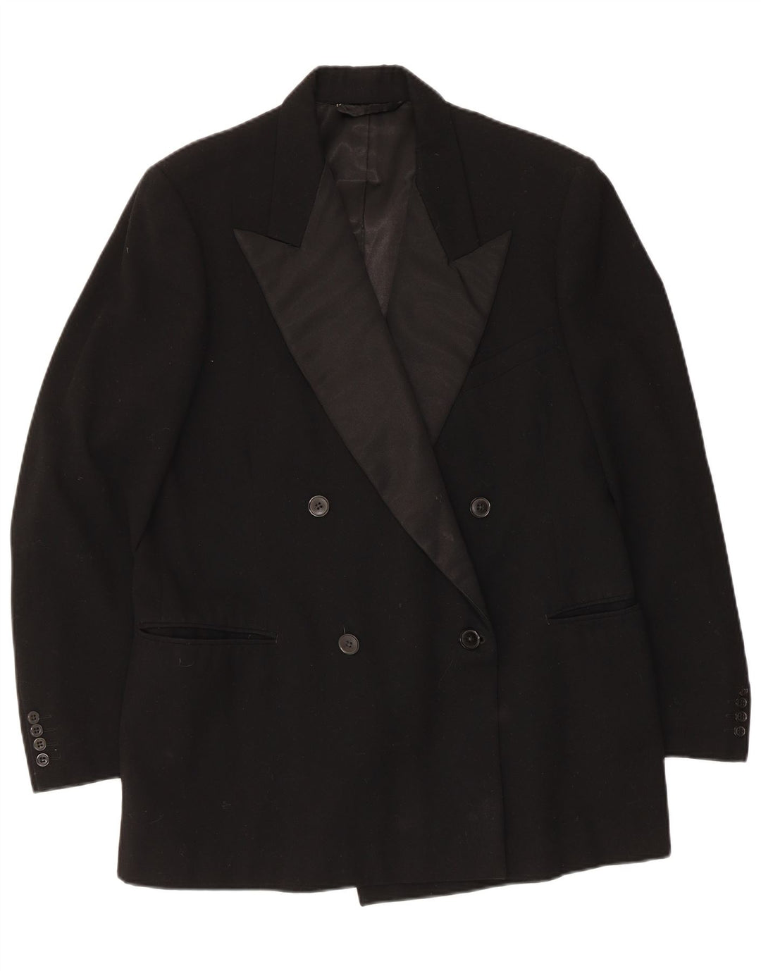 Burton Veste blazer surdimensionnée à double boutonnage pour femme UK 6 XS Noir