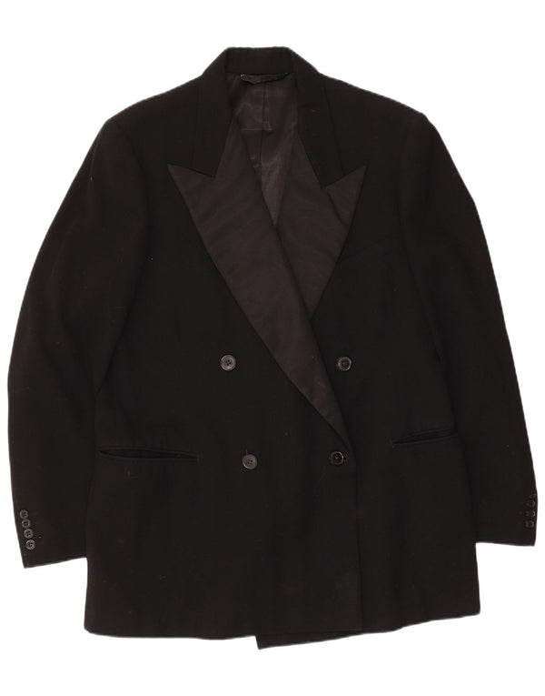 Burton Veste blazer surdimensionnée à double boutonnage pour femme UK 6 XS Noir