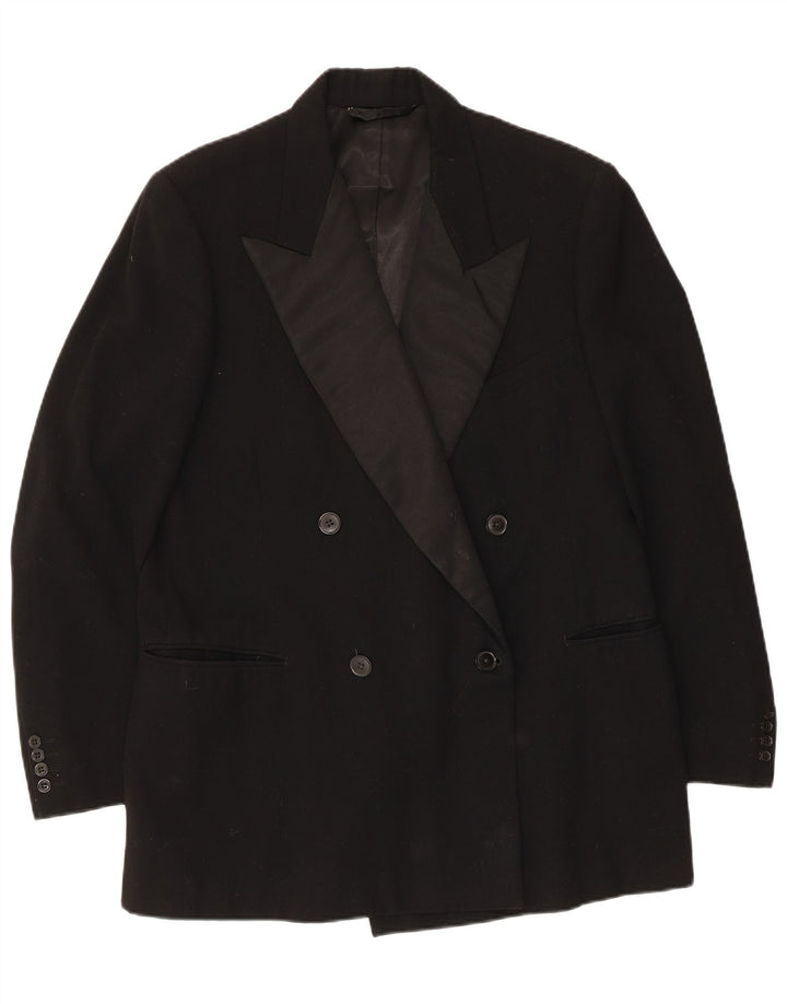 Burton Veste blazer surdimensionnée à double boutonnage pour femme UK 6 XS Noir