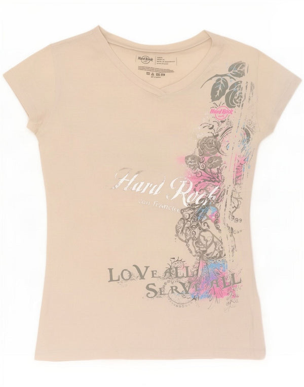 T-shirt graphique San Francisco pour femme Hard Rock Cafe UK 10 Small Blanc
