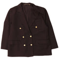 Marks & Spencer Veste blazer double boutonnage pour femme UK 16 Large Noir