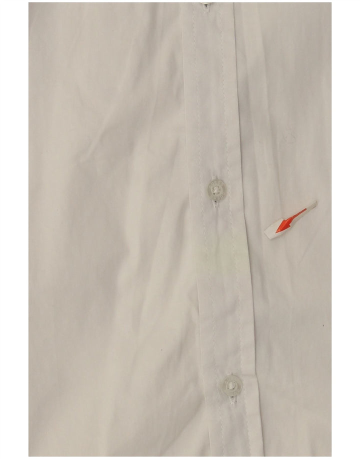 Guess Chemise Femme UK 16 Large Blanc Coton