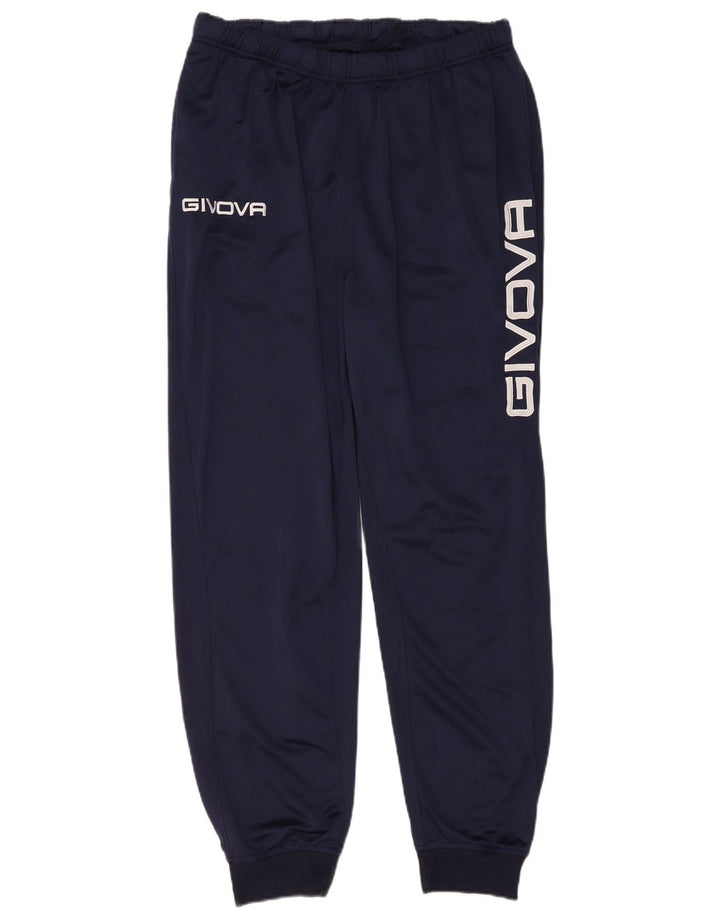 Givova Pantalon De Survêtement Graphique Joggers Homme Bleu Marine Moyen