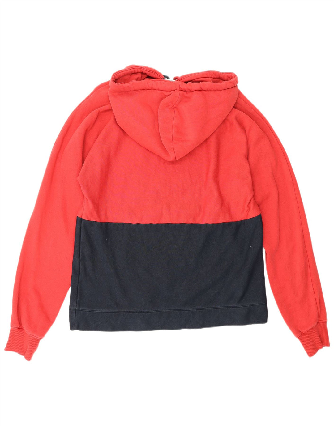 CHAMPION Pull à capuche graphique pour femme UK 16 Grand colorblock rouge