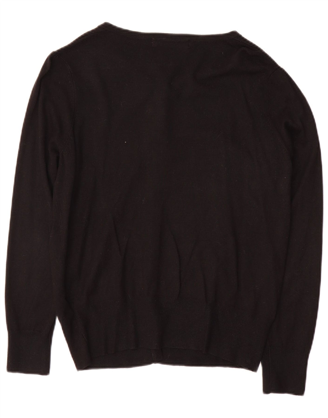 Marks & Spencer Pull Cardigan Femme UK 14 Medium Noir Viscose