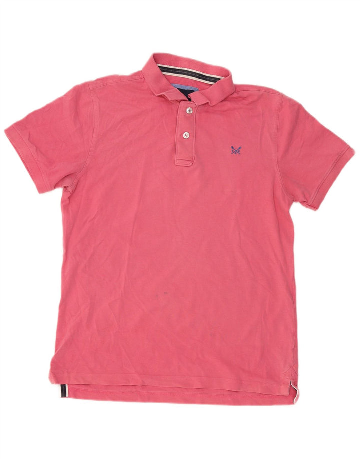 Crew Clothing Polo Homme Coton Rose Moyen