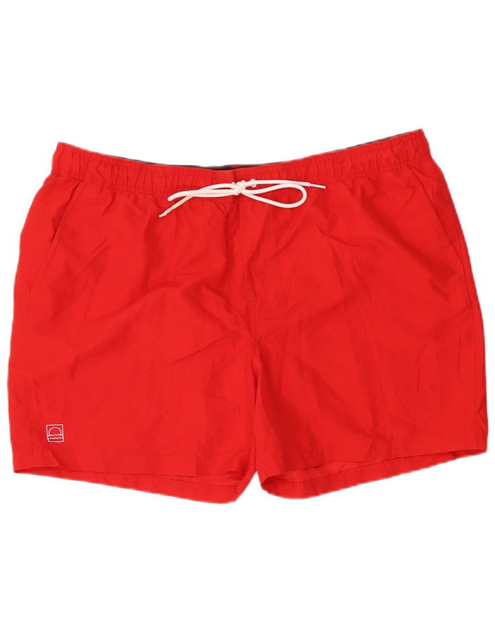 Marks & Spencer Short de bain homme 2XL rouge polyester