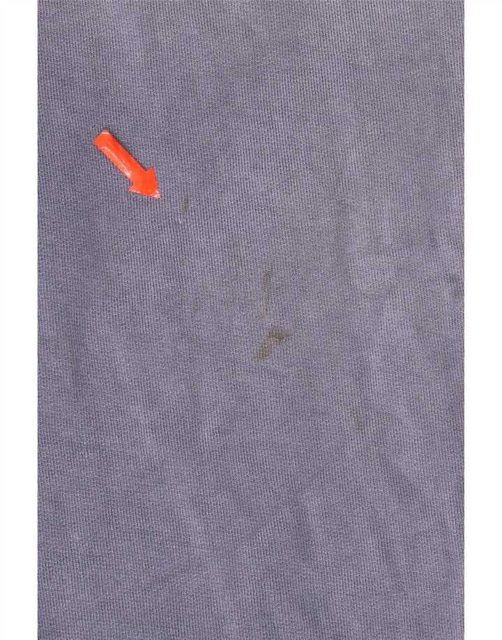 Weird Fish Sweat-Shirt Col Zippé Homme Bleu Moyen Coton