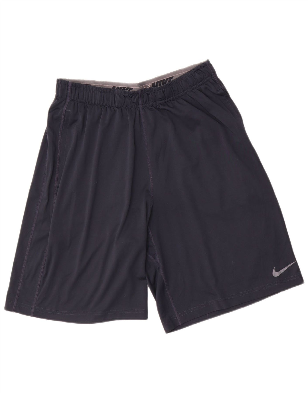 Nike Short de sport Dri Fit pour homme en polyester bleu marine moyen