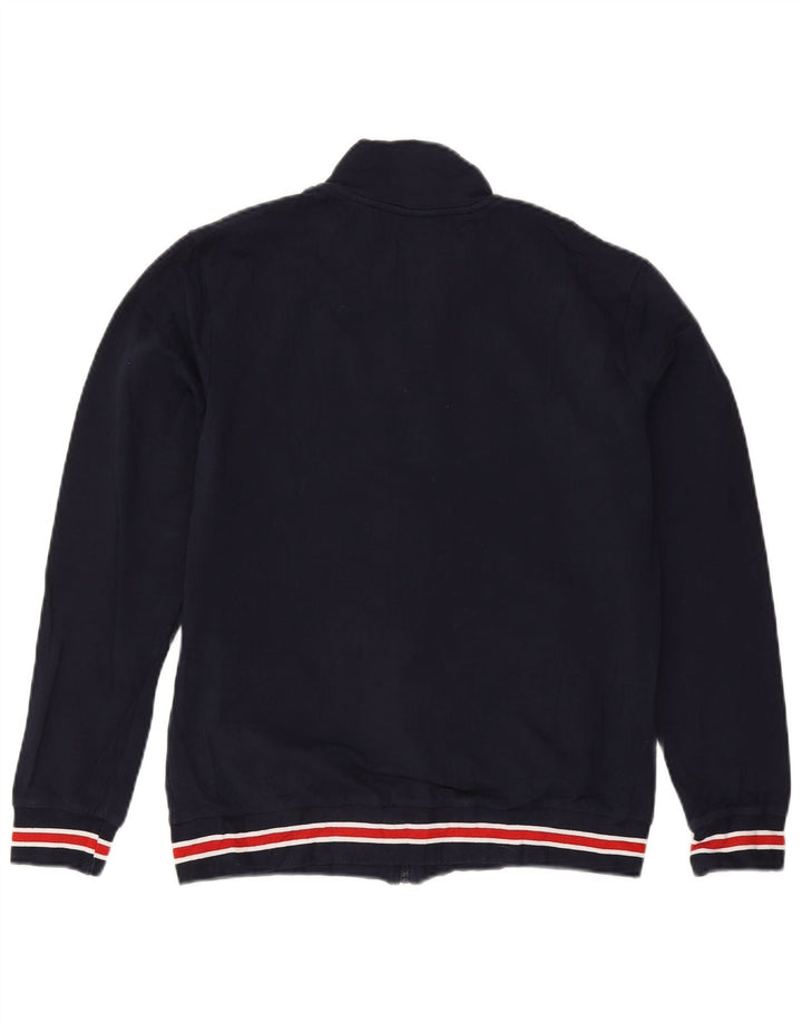 Fila Veste de survêtement pour homme en coton color block bleu marine moyen